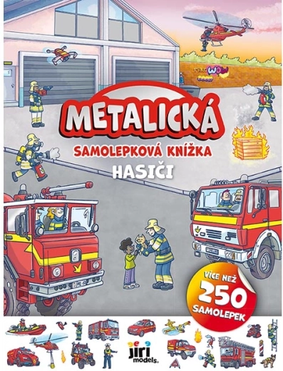 Metalen stickerboek Brandweer