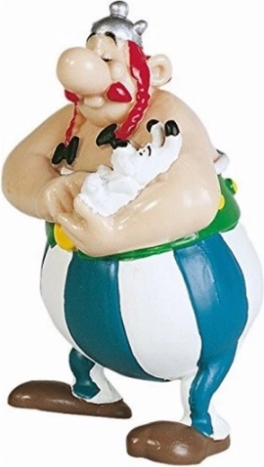 Asterix & Obelix verzamelbeeldje Obelix met Idefix - 1 stuk