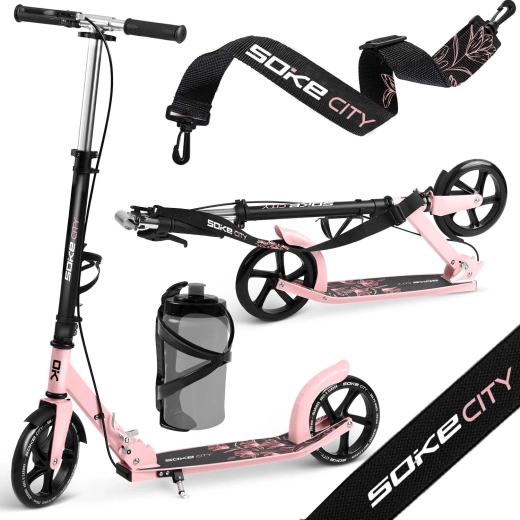 Step Soke City zwart-roze