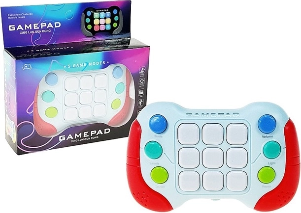 Elektronisch spel – compacte console met verlichte knoppen