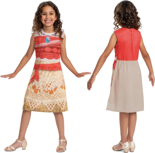 Disney Vaiana-kinderkostuum voor 5–6 jaar