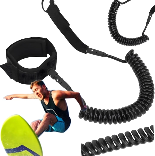 Spiraalkoord tegen slepen en in de knoop raken