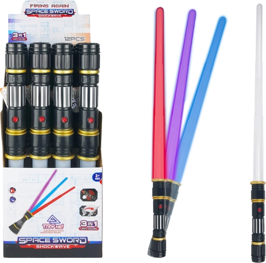 Sparkys lichtzwaard 3-in-1 met geluid en licht 81 cm