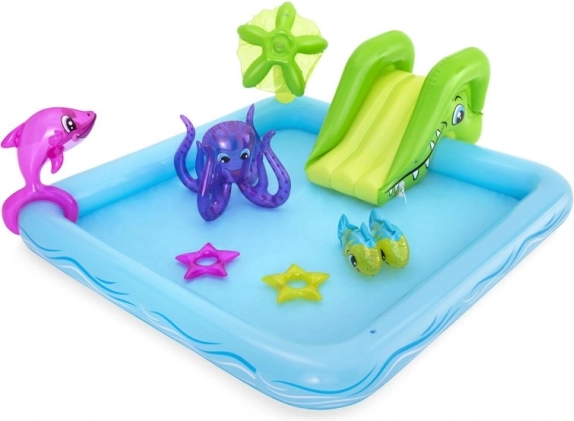 Opblaasbare waterspeeltuin met aquariummotief BESTWAY
