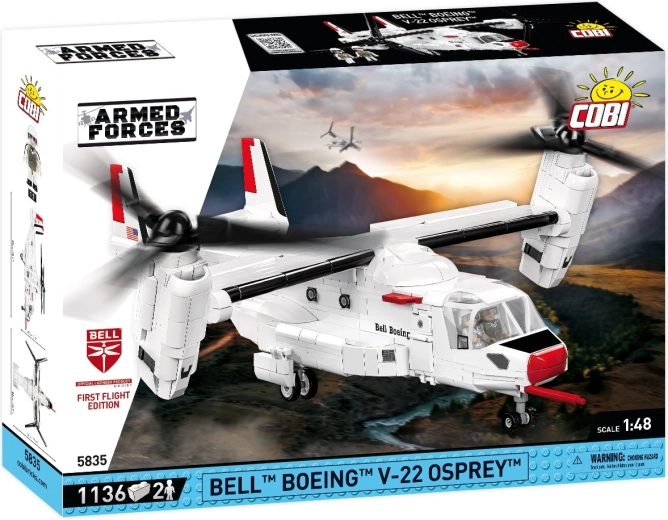Bouwset Cobi Armed Forces Bell Boeing V-22 Osprey first flight edition 1:48
