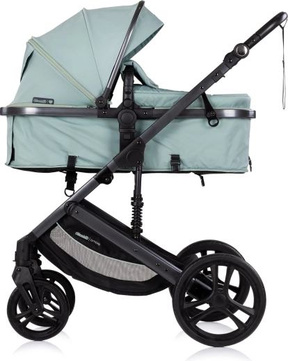 Comfortabele rit met vering en grote wielen