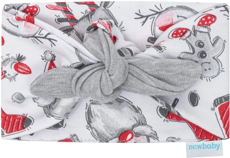 Elastische haarband met knoop