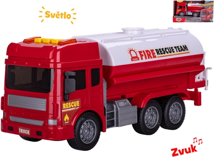 Brandweercisterne met licht en geluid 28 cm