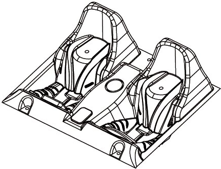 Namib-carrosserie van Lexan