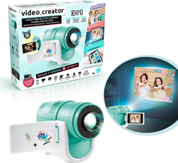 Creator camera en videoprojector 3-in-1 voor kinderen