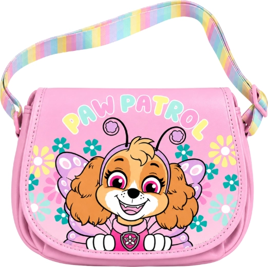 Roze schoudertasje voor kinderen Paw Patrol Skye