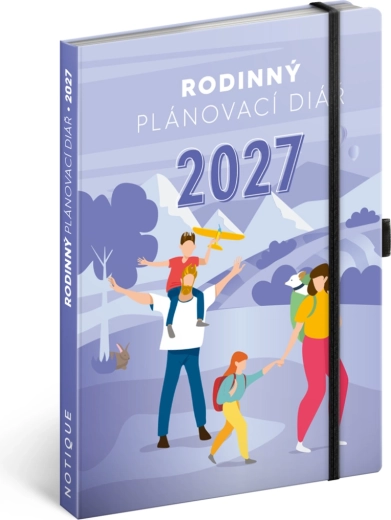 Notique familiedagboek voor ouders 2027, 15 × 21 cm