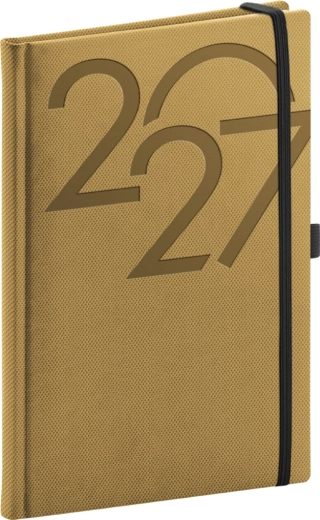 NOTIQUE wekelijkse agenda Ajax 2027 goud 15 × 21 cm