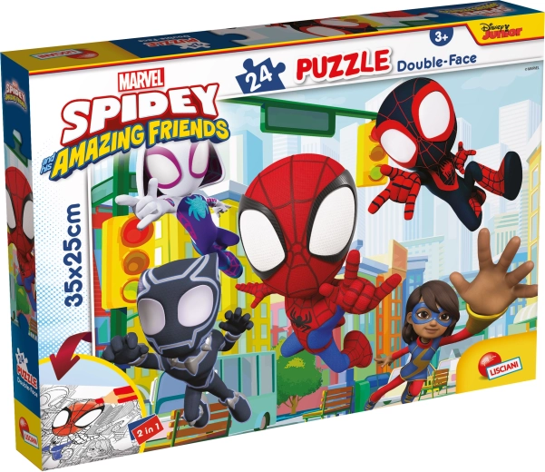Dubbelzijdige puzzel 2-in-1