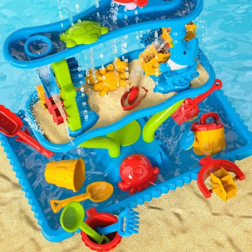 Spelen met water en zand