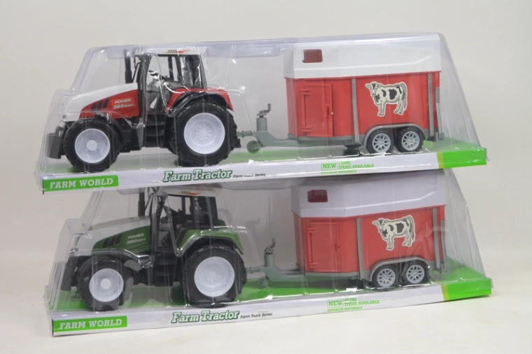 Grote tractor met aanhanger voor kinderen