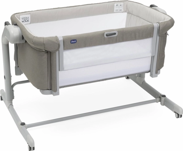 Chicco wiegje voor aan het bed Next2Me Magic Evo desert taupe