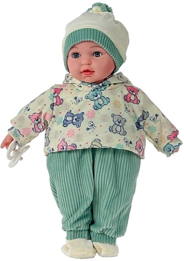 Pratende en zingende babypop Bobas 40 cm