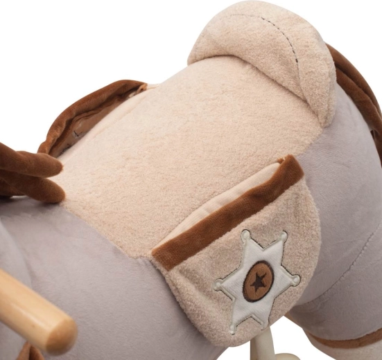 Zachte pluche en comfortabel zadel