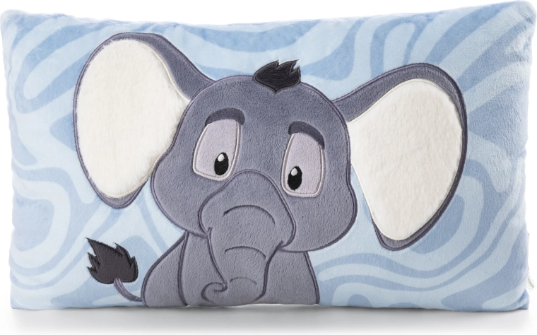 Nici kussen olifant El-Flora 43 × 25 cm