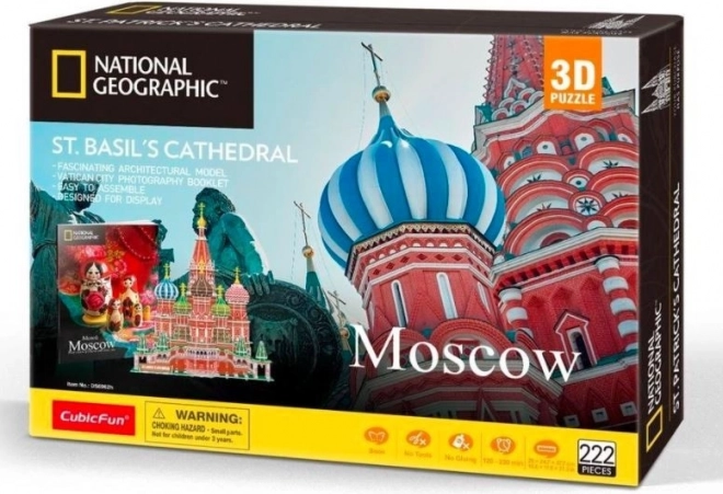 CubicFun National Geographic 3D-puzzel Sint-Basiliuskathedraal, 224 stukjes