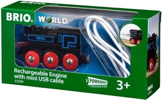 Klassieke locomotief met USB