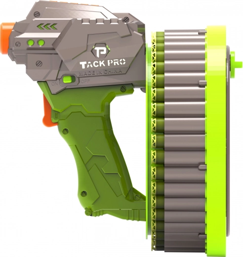 Eénhandig machinegeweer met 40 foamkogels