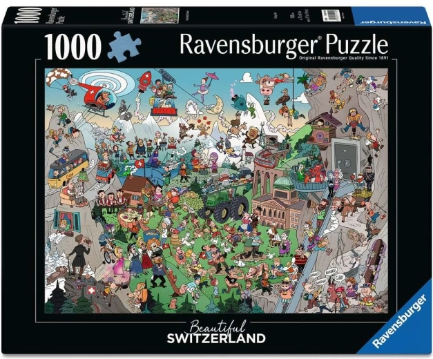 Ravensburger puzzel Prachtig Zwitserland 1000 stukjes