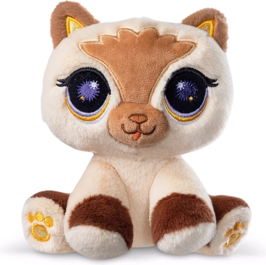 Hasbro Littlest Pet Shop pluchen katje 16 cm - 1 stuk