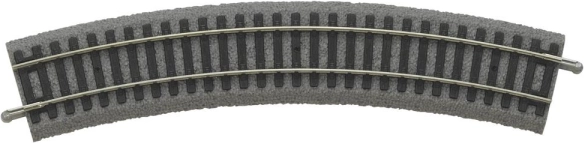 Piko Gebogen Spoor R2 met Bedding
