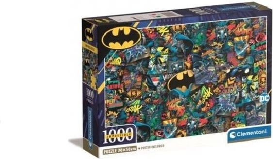 Clementoni Compact puzzel Batman 1000 stukjes