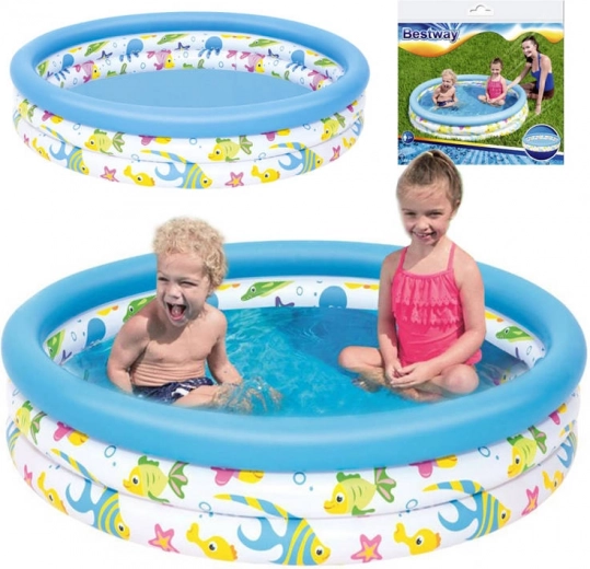 Opblaasbaar kinderzwembad BESTWAY 122 × 25 cm, 140 l
