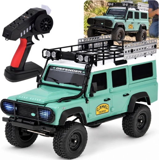Op afstand bestuurbaar terreinmodel Land Rover Defender 110 4WD