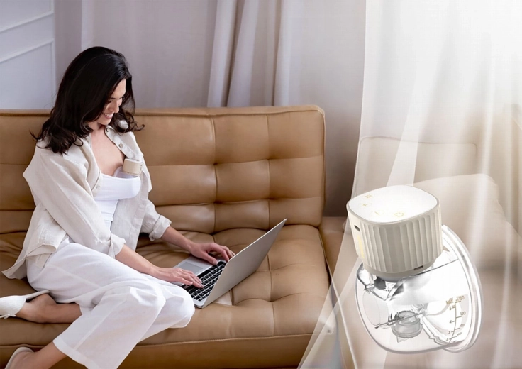 Discrete hands‑free kolven in de beha