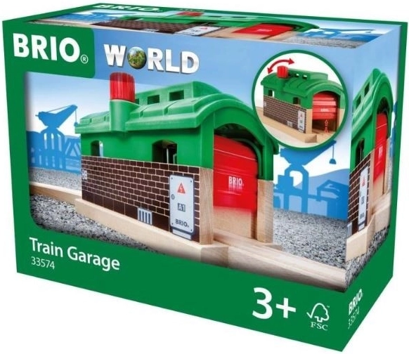Brio World treindepot – garage voor treinen