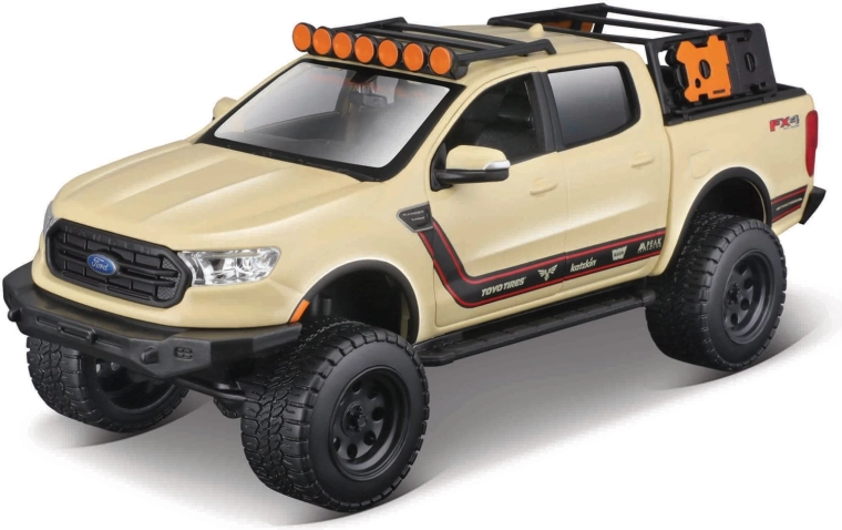 Maisto 2019 Ford Ranger off-road metalen model 1:27 crème