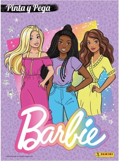 Kleurboek met stickers Barbie A4