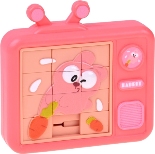 Schuifpuzzel met konijn