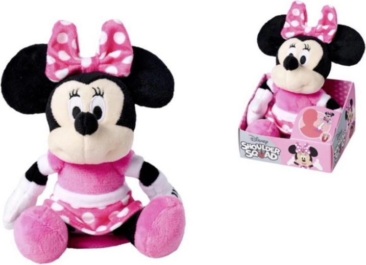 Disney Minnie knuffel op de schouder 12 cm