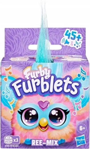 Furby Furblets Ree-Mix interactieve mini knuffel met geluiden