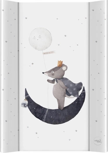 Ceba Baby tweezijdig aankleedkussen met harde plaat Ultra Light Moon Prince 50 × 70 cm