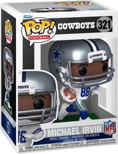Funko Pop! Football NFL Michael Irvin (Dallas Cowboys) #321 - 1 stuk