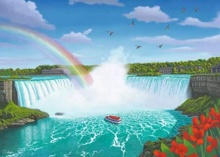Ravensburger puzzel Niagara-watervallen 1000 stukjes