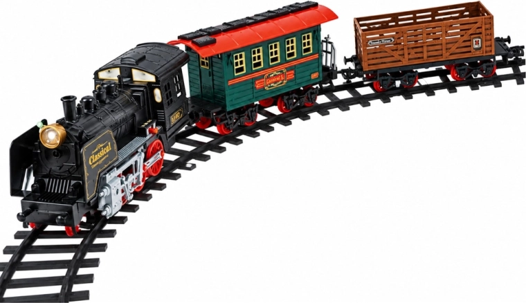 Complete set met wagons en station