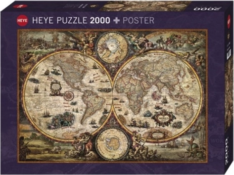 Puzzel 2000 stukjes – Antieke wereld