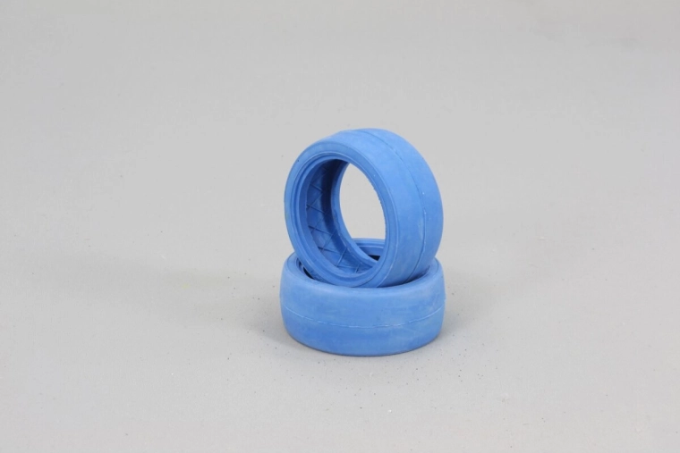 Slickbanden 1:10 blauw - 2 stuks