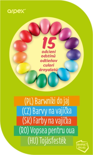 Eierverf – set van 15 tinten