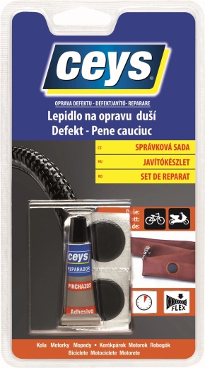 CEYS reparatieset voor binnenbanden 5 g met 4 plakkers