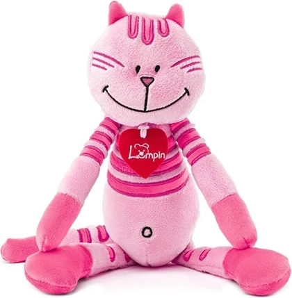 Woodyland Lumpin pluchen kat Rosalie roze 38 cm
