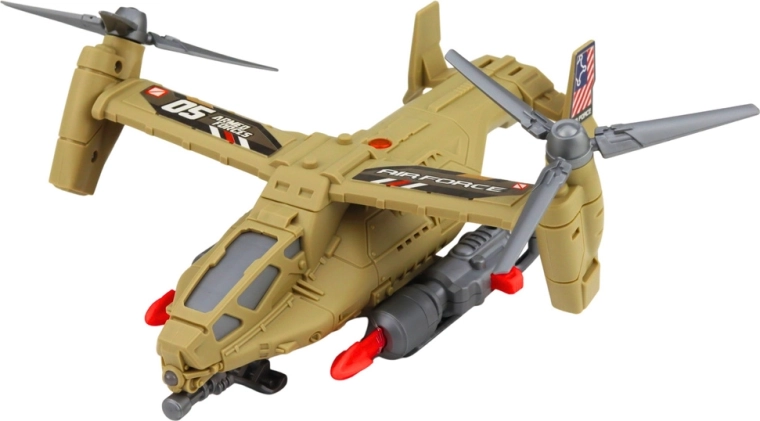 Helikopter met raketlanceerder voor luchtmissies